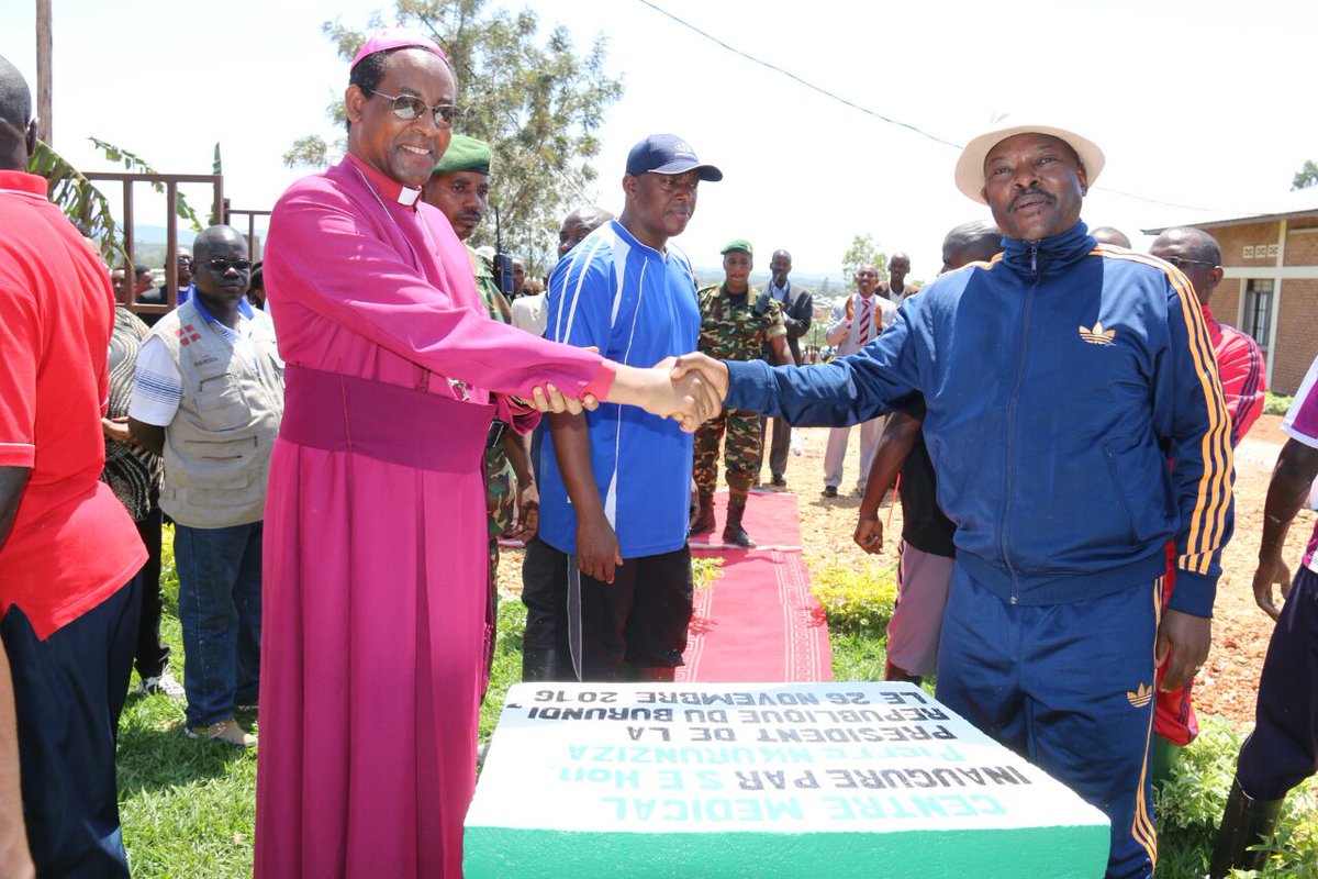 Burundi : Inauguration du Centre Médicale de l’Eglise anglicane de Rugombo  ( Presidence.bi   2016 )