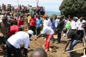 Burundi : TDC - Le CNDD-FDD construit sa permanence provinciale de Rumonge ( Photo : CNDD-FDD   2016 )