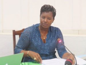 Mme Aimée Laurentine Kanyana, Ministre burundaise de la Justice et Garde des Sceaux