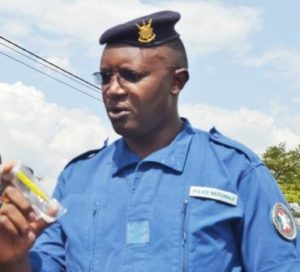  l’officier Alfred Innocent Museremu, commandant de l’Unité de police de roulage et de sécurité routière ( photo : ppbdi.com 2016 )
