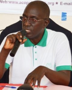 M. Pierre Claver Kazihise, représentant légal de l’ACOPA - Association pour la consolidation de la paix au Burundi - ( Photo : ppbdi.com   2017 )