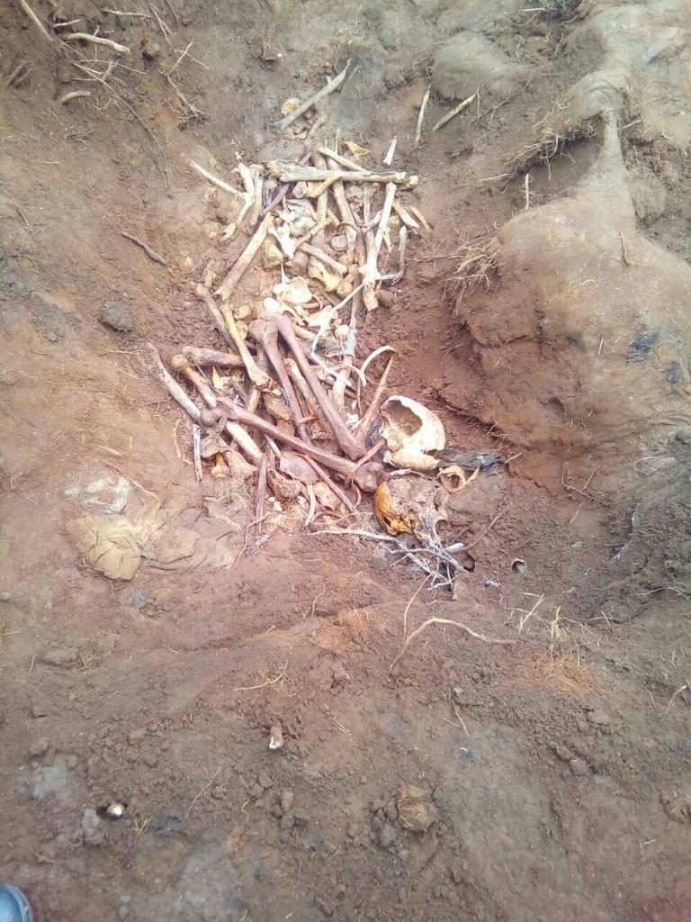 Burundi : Identifications des fosses communes du 1er GENOCIDE DES GRANDS LACS AFRICAINS ( Photo : Louis Kamwenubusa 2017 )