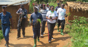 Burundi : TDC à Cibitoke - Reboisement de la colline Gitebe à Mugina ( Photo : assemblee.bi  2017 )