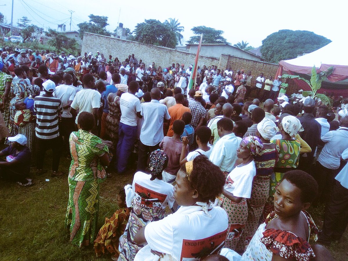Burundi : Le CNDD-FDD inaugure sa nouvelle permanence à MUSAGA ( Photo : CNDD-FDD  2017 )
