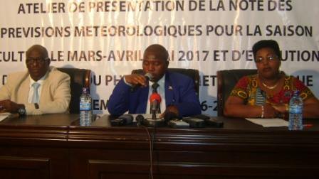 Burundi : Présentation des prévisions météorologiques des mois de Mars-Avril-Mai  ( Photo : PPBDICOM  2017 )