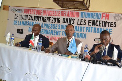 Burundi / Media : Nouvelle radio privée – Radio NTUMBERO FM ( Photo : ABP 2016 )