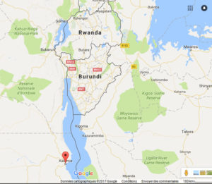 Sécurité : Un complot ONUSIEN pour déstabiliser le Burundi ( image : Google MAP 2017 )