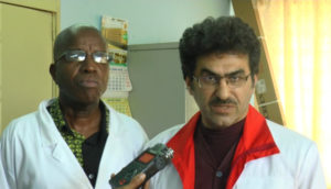 Burundi / Iran : Un dermatologue iranienne soigne - gratuit - pendant 10 jours ( Photo : RTNB )