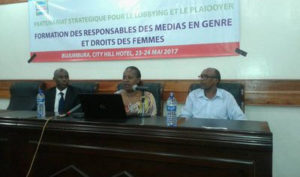 Burundi : AFJO veut l’équilibre du genre dans les médias burundais ( Photo : ABP  2017 )