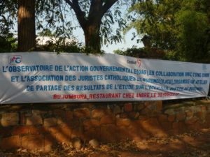Burundi: Volonté de mettre en place une loi régissant les huissiers ( Photo : ikiriho 2017 )