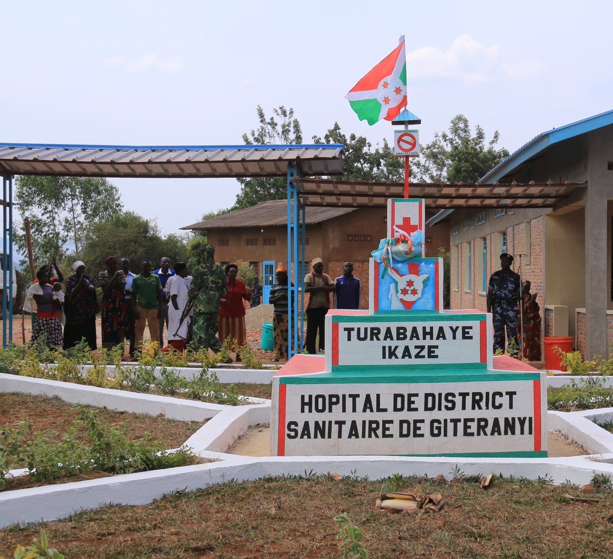 Burundi : Inauguration de l'Hôpital de Giteranyi à Muyinga ( Photo : Landry Sibomana ‏2017)