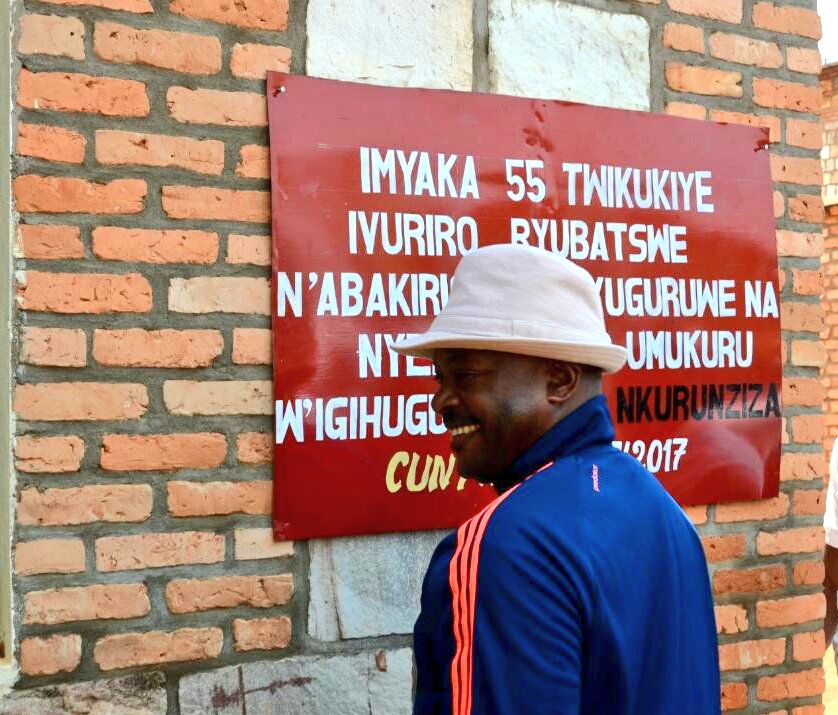 Burundi : TDC à Gitega - Inauguration d'une  Ecole Fondamentale ECOFO à Bugendana  ( Photo : Presidence  2017 )