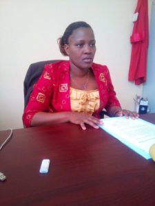 Mme Ndizeye Alphonsine , porte-parole de la Cour Anti-corruption et du Parquet Général près de la Cour Anti-corruption ( Photo : RTNB 2017 )