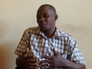 M. Kirajagaraye Vianney, membre de l'association  - Union des Personnes Handicapées du Burundi (UPHB)  - ( Photo ABP  2017 )
