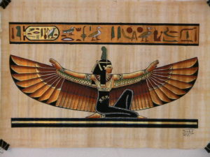Maât - l'ordre, de l'équilibre du monde, de l'équité, de la paix, de la vérité et de la justice ( Photo : http://www.egypte-antique.com )