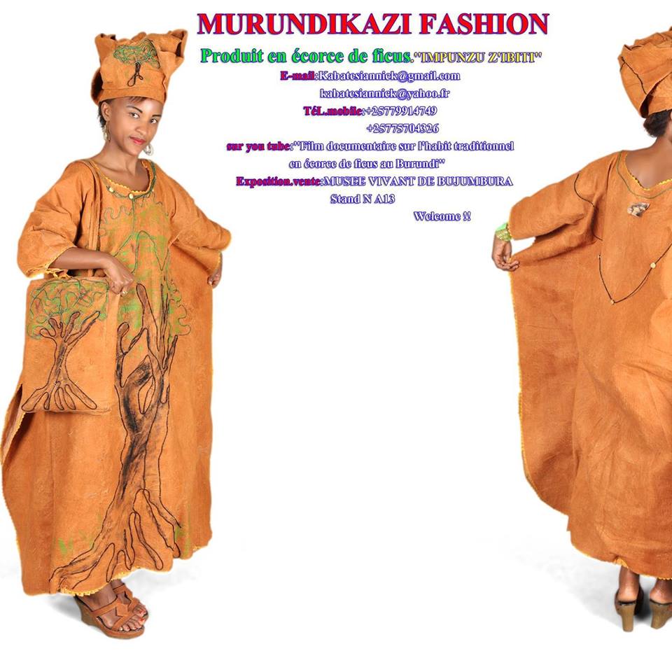 Burundi : Kabatesi , styliste traditionaliste, parle de la rareté des Ficus ( Photo : UBMnews )