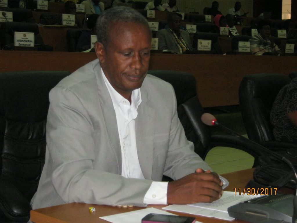 L'Hon. Ndayizamba André, député UPRONA ( Photo : ISANGANIRO 2017 )