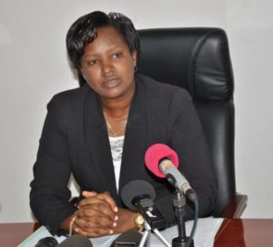  Mme Kanyana Aimée Laurentine, Ministre burundaise de la Justice et Garde des Sceaux