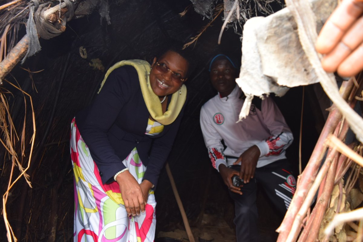 Burundi : La 1ère Dame visite les BATWA BARUNDI de Gitega ( PHoto : Sindaruhuka Pacelli 2018 )