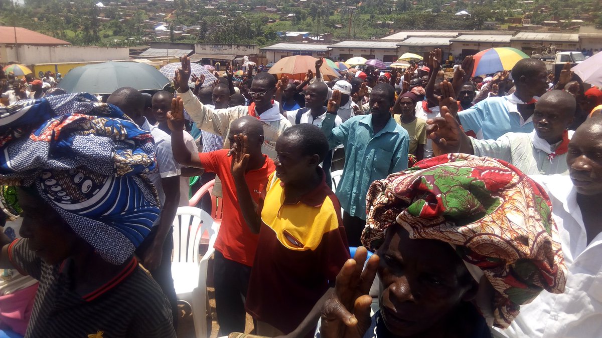 Burundi : L'UPRONA tranquillise pour le prochain référendum constitutionnel de mai 2018 ( Photo : UPRONA 2018 )