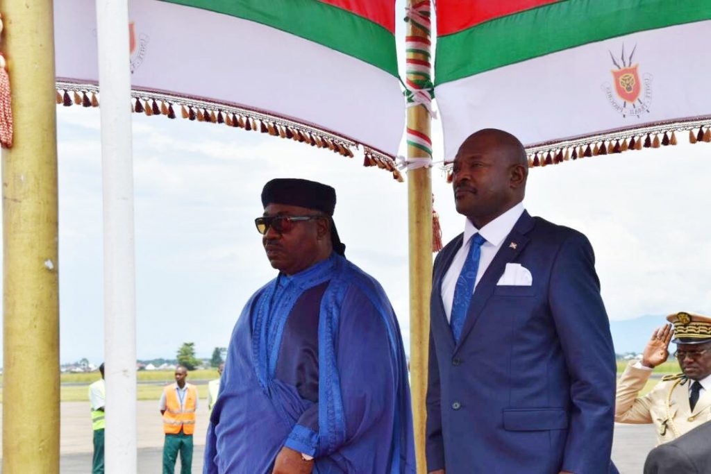 Burundi : Visite de 2 jours du Président Gabonais Ali Bongo ODIMBA ( Photo: Ikiriho 2018 )