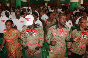Burundi : Le CNDD-FDD fête 3 ans de pouvoir en remerciant IMANA ( Photo : IKIRIHO.BI 2018 )