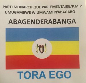 Burundi / REFERENDUM 2018 - DAY 5/13 : Parti Monarchique Parlementaire dit TORA EGO, VOTE OUI ( Photo : ikiriho 2018 )