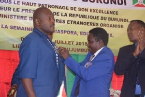 Burundi : Le Chef d'Etat burundais décoré par sa Diaspora ( Photo : ABP 2018 )