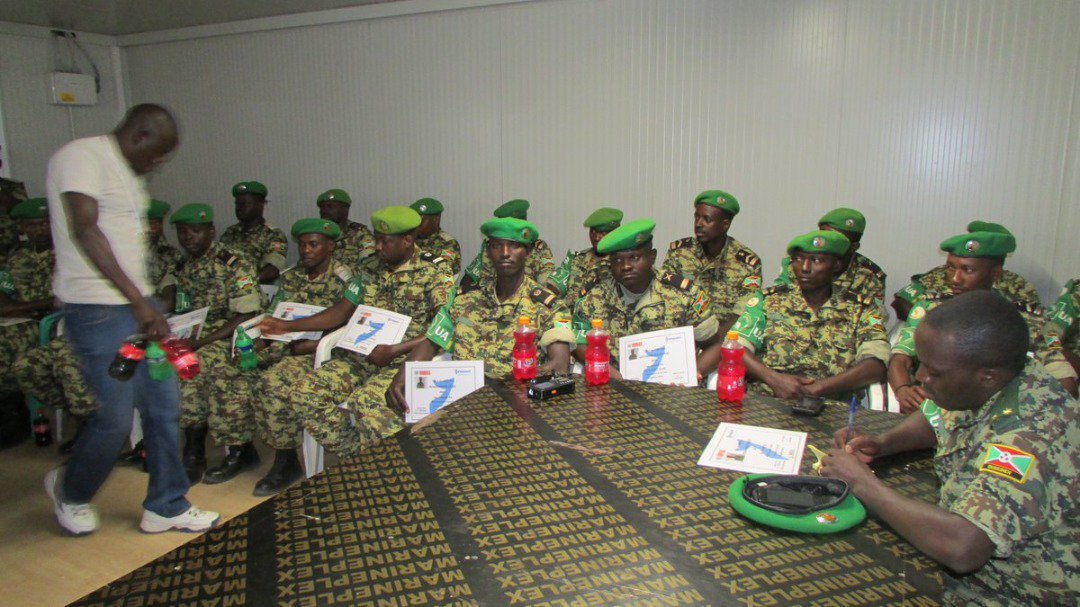 Burundi : 21 militaires FDNB-AMISOM formés en déminage par DynaSafe ( Photo : IKIRIHO  2018 )
