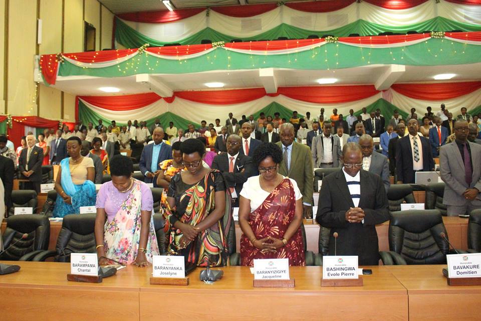 Burundi : Le Parlement ouvre sa Session Ordinaire en remerciant IMANA ( Photo : ASSEMBLEE.BI 2018 )