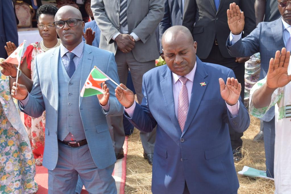 Burundi : Prière d'action de grâce du couple présidentiel ( Photo : PPBDI.COM 2018 )