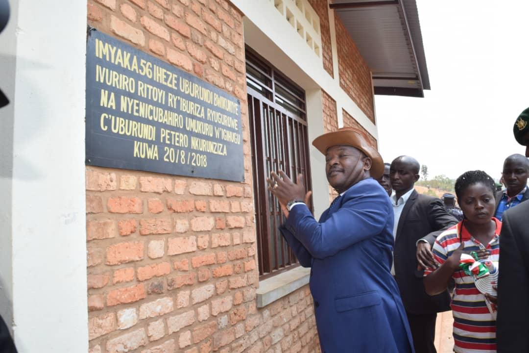 Burundi : Inauguration du centre de santé de Buriza - Gitega ( Photo : PPBDI.COM 2018 )