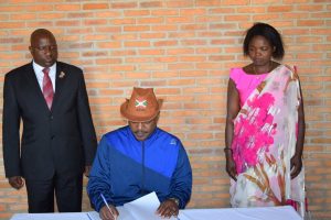 Burundi : Inauguration du marché moderne de Muyange à Makamba ( Photo : RTNB.BI  2018 )