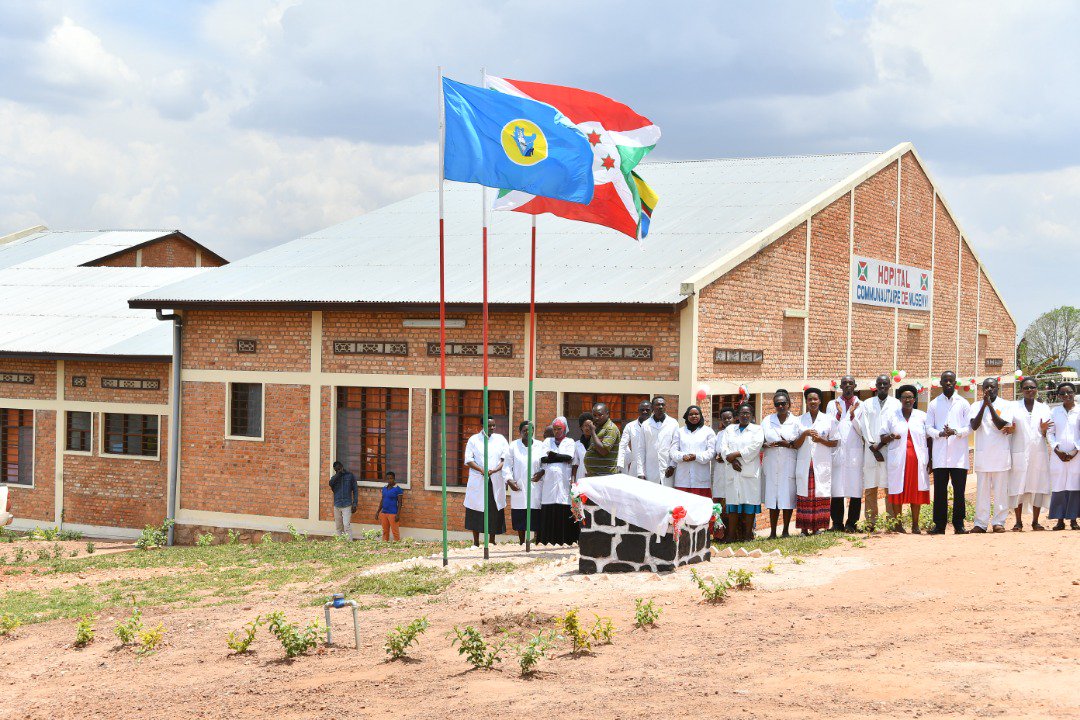Burundi : Inauguration de l'Hôpital Communautaire de Musenyi à Ngozi ( Photo : Presidence.bi / @BdiPresidence 2018 )