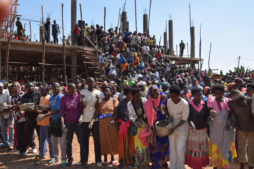 Burundi : TDC - Construction de l'école d'excellence de Kinyami, à Ngozi ( Photo : RTNB.BI 2018 )