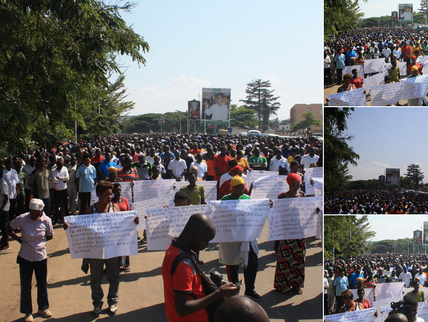 Burundi : - Million Man March - against Doudou Diène U.N. Report ( Photo : IKIRIHO 2018 )