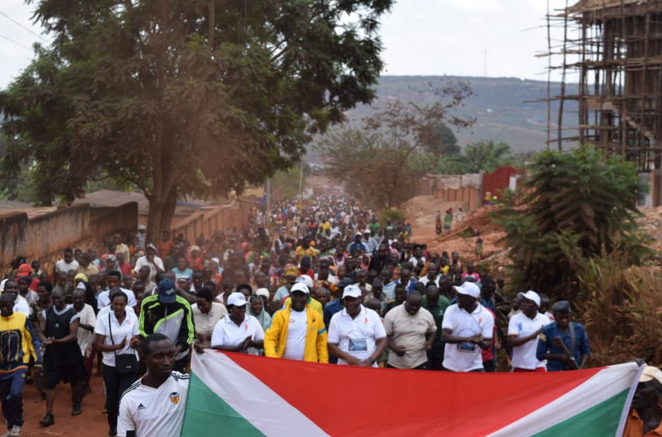 Burundi : - Million Man March - against Doudou Diène U.N. Report ( Photo : IKIRIHO 2018 )