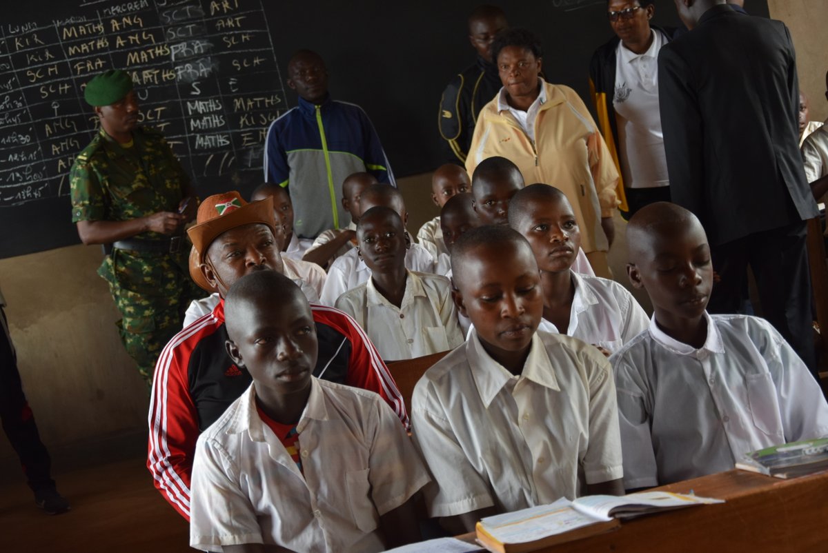 Burundi : Inauguration de l Ecole Fondamentale Masama, NGOZI ( Photo : RTNB.BI  2018 )