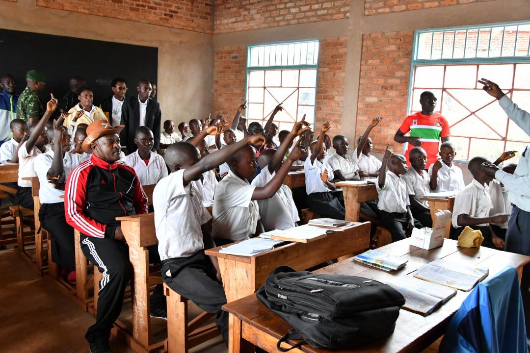 Burundi : Inauguration de l Ecole Fondamentale Hayiro, NGOZI ( Photo : RTNB.BI  2018 )