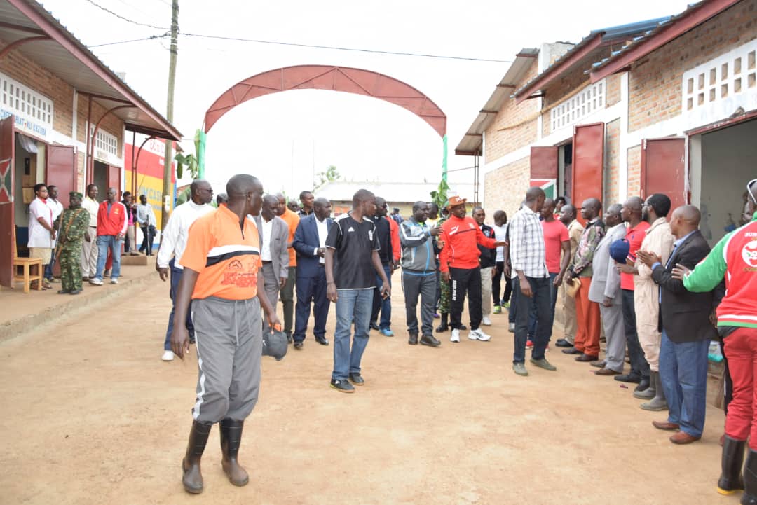 Burundi : Inauguration du marché moderne de Rukeco, NGOZI ( Photo : RTNB.BI 2018 )
