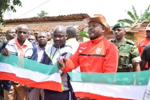 Burundi : Inauguration d'une unité de transformation de farine, KAYANZA ( Photo : RTNB.BI 2018 )