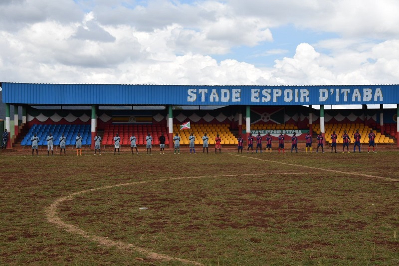 Burundi : Inauguration du Stade Espoir d'Itaba à Gitega ( Photo : ABP 2018 )