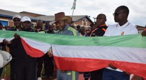 Burundi : Inauguration du Stade Espoir d'Itaba à Gitega ( Photo : ABP 2018 )