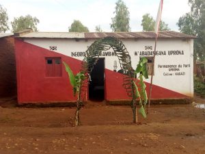 Burundi : L'UPRONA inaugure une permanence en colline Kagazi, CIBITOKE ( Photo : parti UPRONA 2018 )