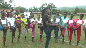 Burundi : La star d'athlètisme NIYONSABA a organisé une compétition à Ruyigi ( Photo : RTNB.BI 2018 )