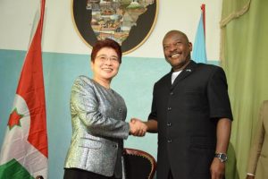 Burundi : Visite de la Représentante Chinoise des Affaires Africaines ( Photo : rtnb.bi  2019 )