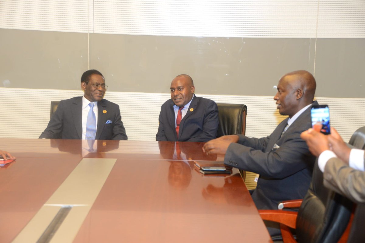 Burundi : Rencontre avec le Président de la Guinée Equatoriale à l'UA  ( Photo : Le Renouveau  2019 )