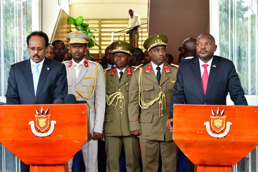 Burundi : Renforcement de la coopération militaire avec la Somalie ( Photo : INTUMWA, IZERE  2019 )