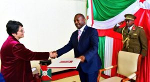 Burundi : L'Ambassadeur de Turquie présente ses lettres de créances ( Photo : ABP 2019 )