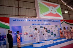 Burundi : Coupe d’Afrique de judo, cadet et junior, édition 2019      ( Photo : Landry Sibomana ; Jimbere ; nawebi  2019 )